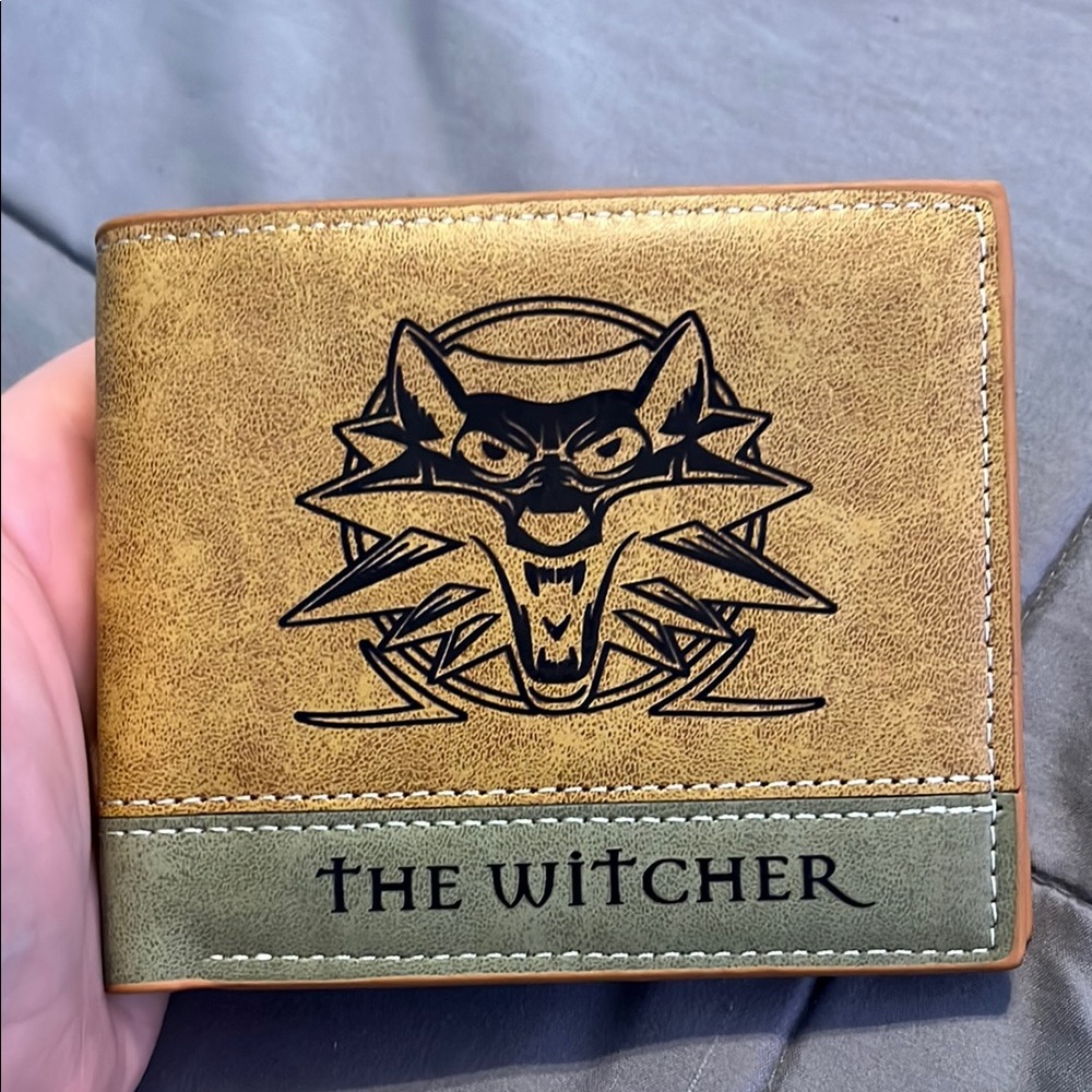 The Witcher video game tri fold imitation leather wallet